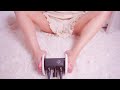 【ASMR/3DIO】ぬるぬるオイルで素足スクラッチ＆耳かき💕✨️【睡眠導入/Foot sole/Scratching/Tapping/No Talking】