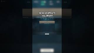 NEW UI UPDATE VALORANT  #valorant #MIKS  #valorantradiantaim #aim #gaming