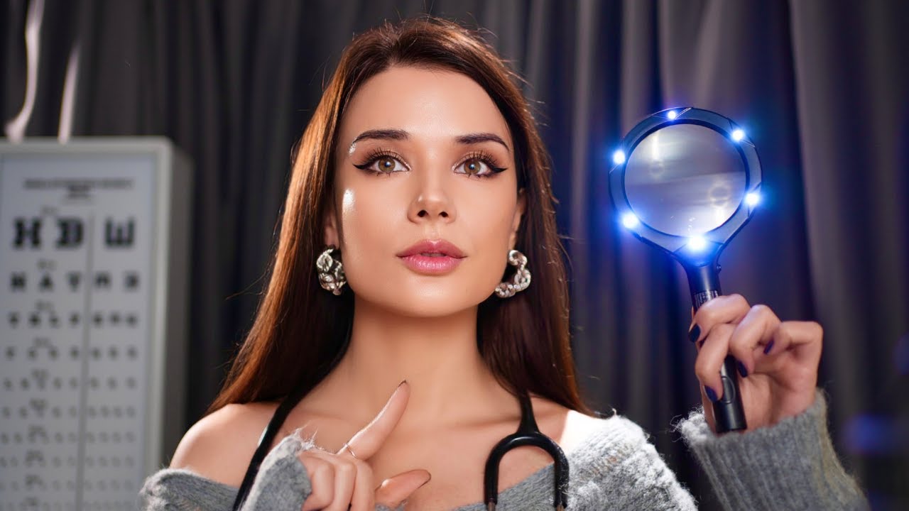 ASMR  Exclusive General Checkup / Eye , Cranial Nerve Exam for Sleep