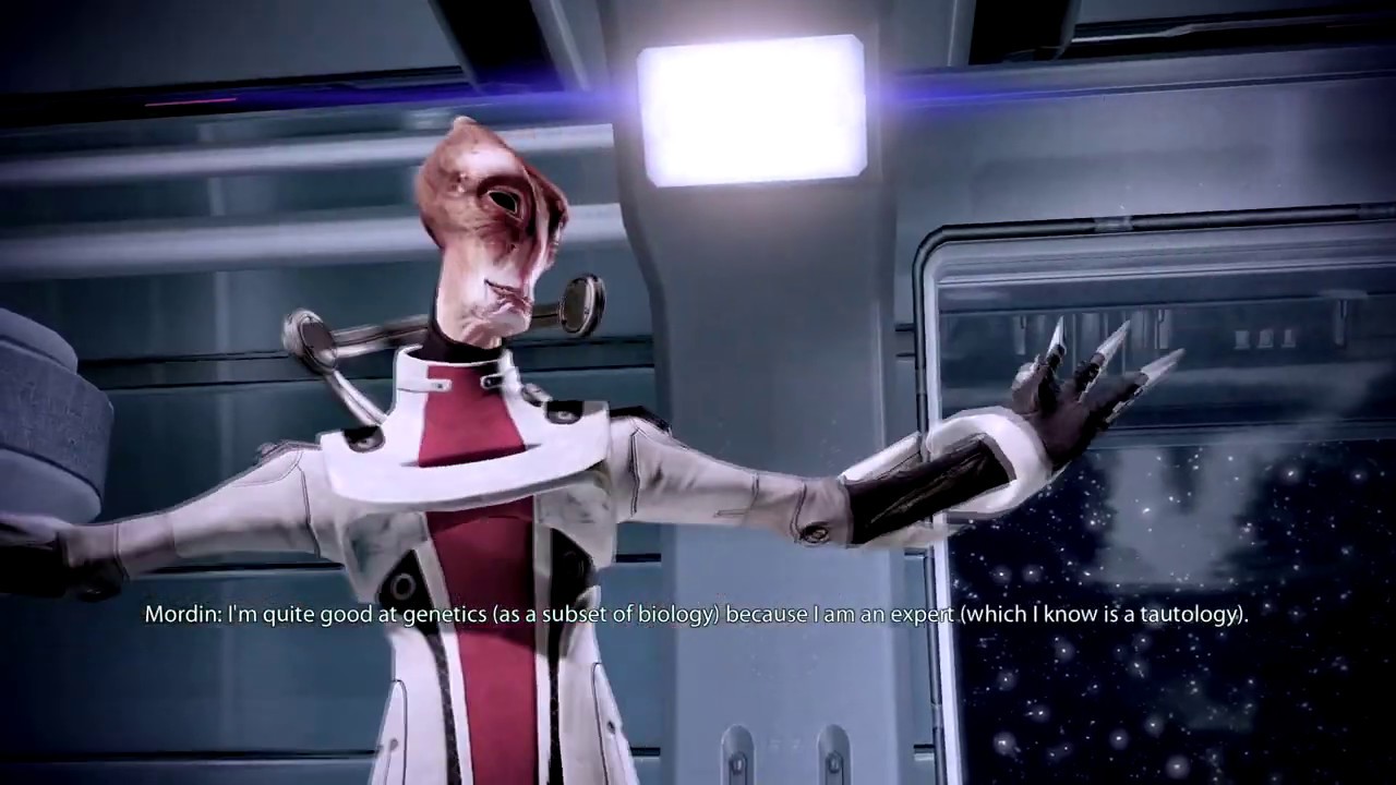 Mordin Solus Performing Gilbert & Sullivan (Mass Effect 2) - YouTube