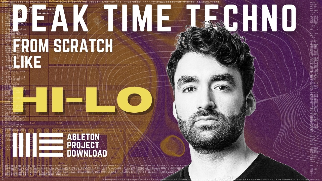HI-LO Ableton Tutorial Techno Track from Scratch ( Ableton Live project ...
