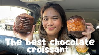 TRYING THE BEST CHOCOLATE CROISSANT IN GLENDALE/BURBANK AREA #painauchocolat