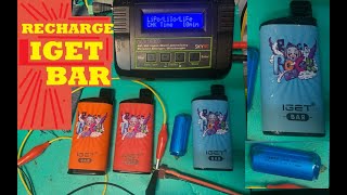 Recharge & Refill iGet vape BAR