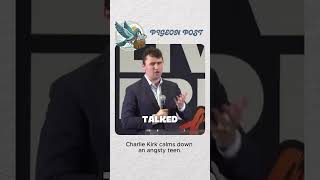 Charlie Kirk calms down an angsty teen #CharlieKirk #debate #conspiracy #college #owned