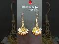 how to make multicolor earrings with small beads #smallbeads#earrings #accessories#diy #beads#diy