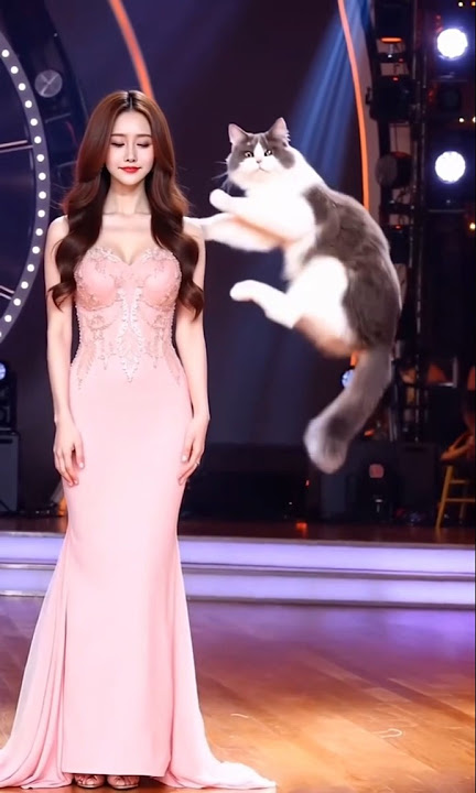 Cat Steals the Show! Woman’s Incredible Dance