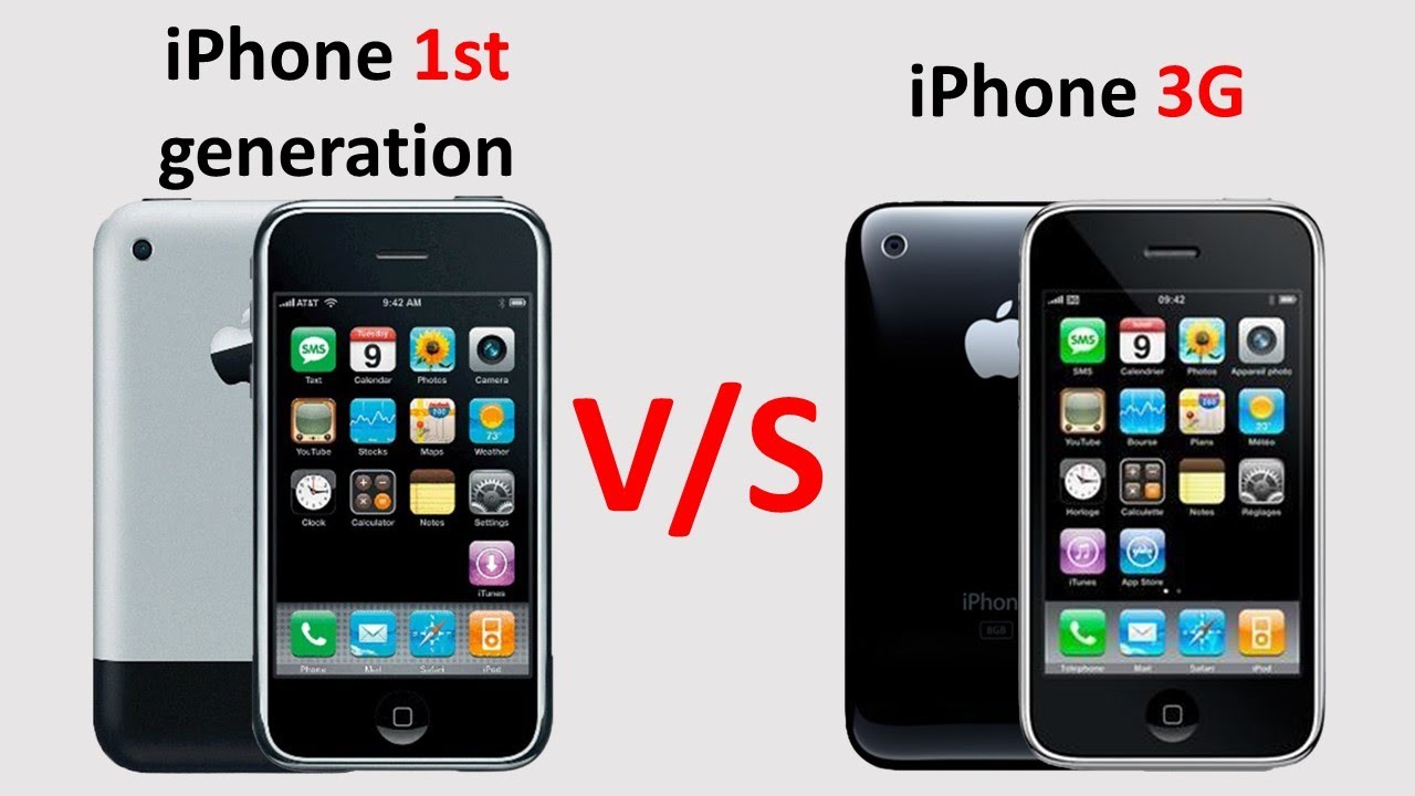 Iphone First Generation Interface iPhone 1st Generation vs iPhone 3G - YouTube