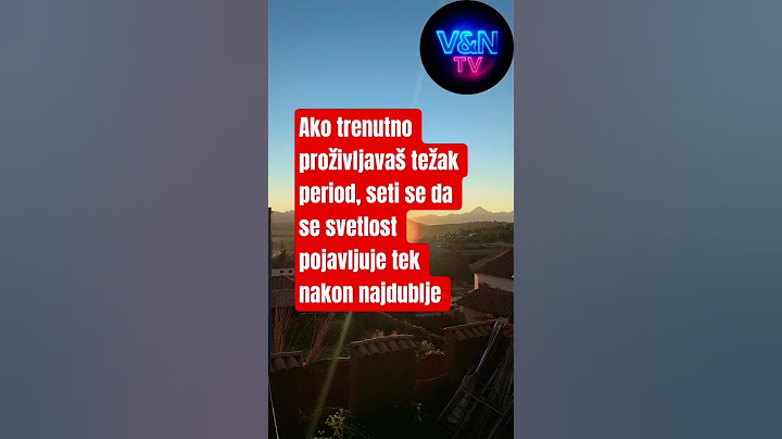Ako trenutno proživljavaš težak period