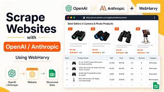 Scrape Websites with OpenAI & Anthropic Using WebHarvy (No Coding Required)