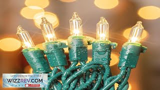50-Count White Christmas Lights with Green WireMini String Lights for Holiday Decorations Review