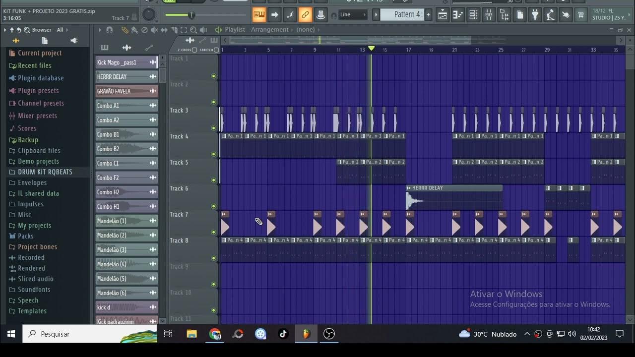 DRUM KIT FUNK + PROJETO FUNK 2023 YouTube