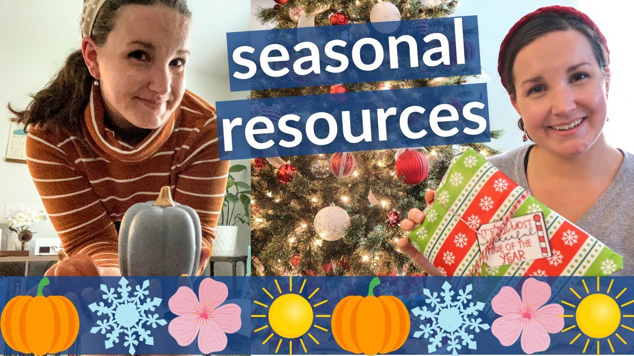 How to make SEASONAL RESOURCES that actually sell during the holidays