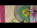 مراحل رسم ايقونة القديس يوسف النجار والخادم