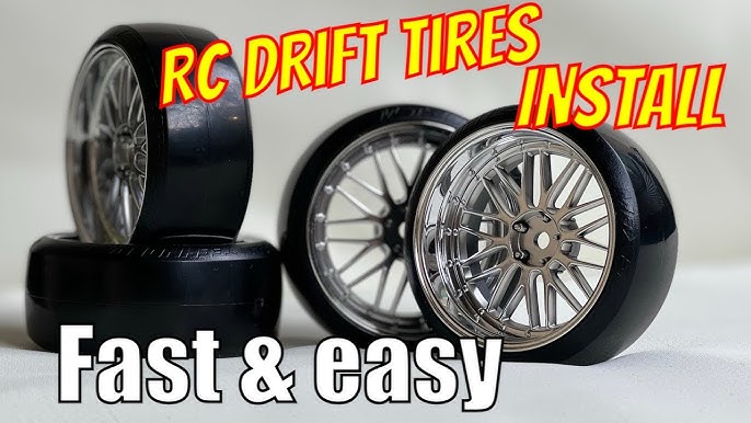 RCAWD RC Drift Wheel Tires for 1/28 Wltoys K969 K989 P929, kyosho mini