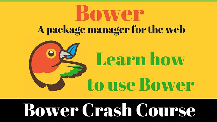 Bower Crash Course ( Bower Basic Tutorial ) : Learn How To Install  and Use Bower Package Manager