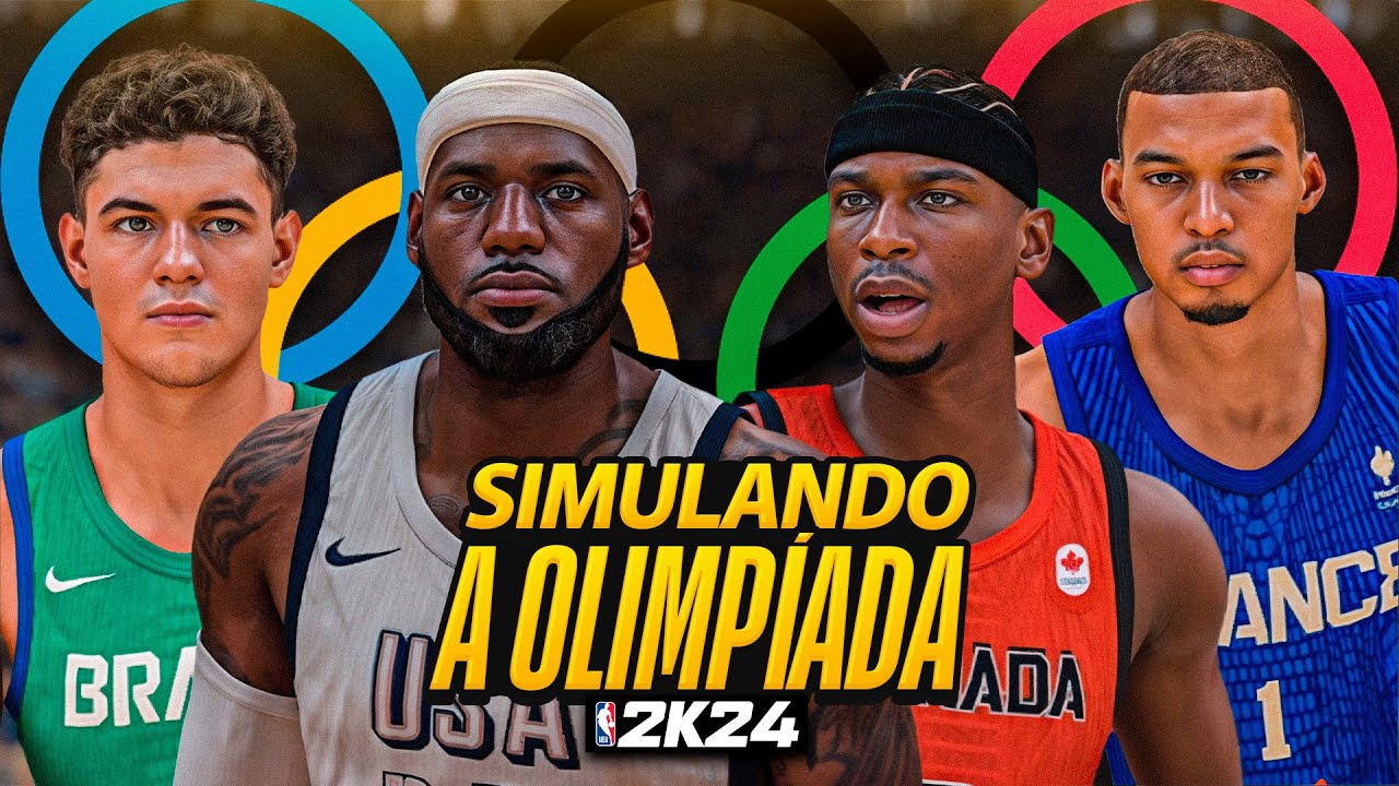 SIMULAMOS A OLIMPÍADA DE BASQUETE NO 2K!