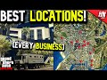 Best location for every business in gta online