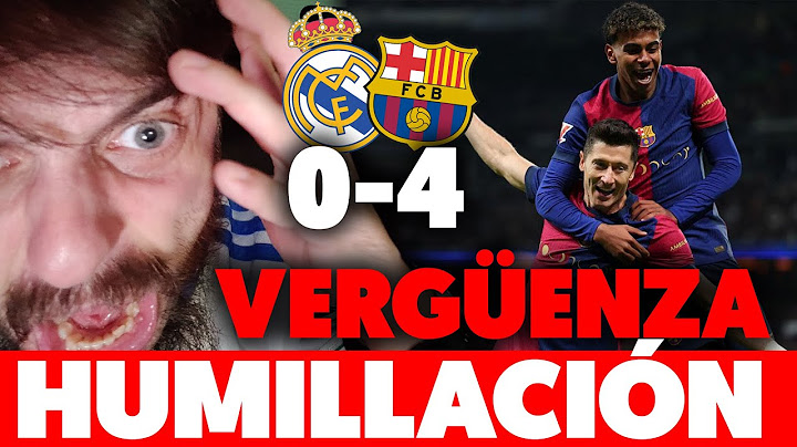 🤬¡EXPLOTO! VERGÜENZA HISTÓRICA del MADRID HUMILLADO por el BARÇA en el BERNABÉU con la GOLEADA 0-4