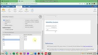 Cronbach Alpha using Jamovi