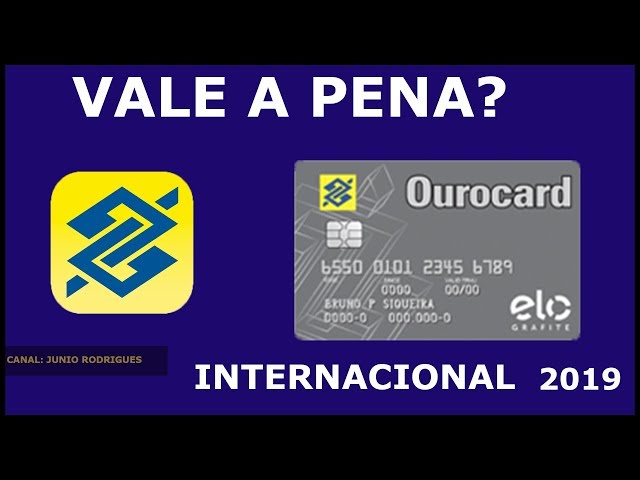 Cartão de crédito Banco do Brasil Ourocard Estilo Elo Grafite