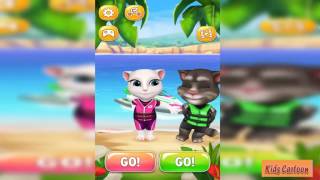 colorful cat racing pet  racing car   Boat racing cat games screenshot 1