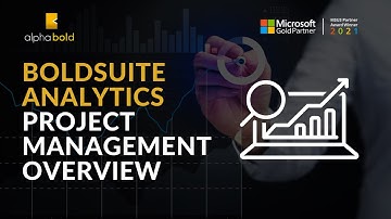 BOLDSuite Analytics Project Management Dashboard Overview