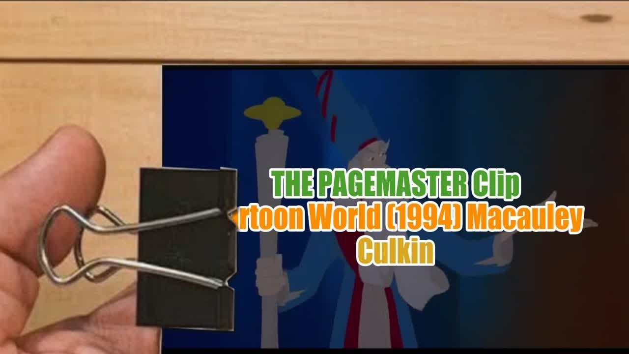 THE PAGEMASTER Clip ”Cartoon World” 1994 Macauley Culkin YouTube