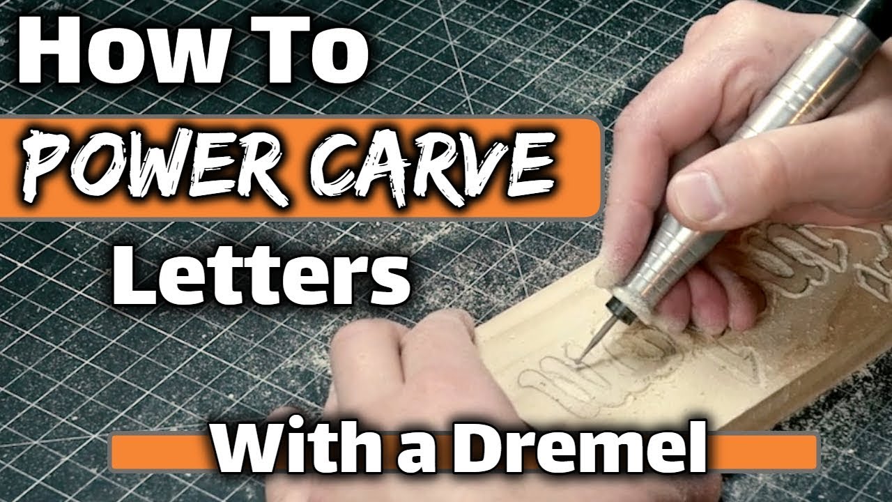 How To Carve/Power Carve With Dremel or ANY Rotary Tool YouTube