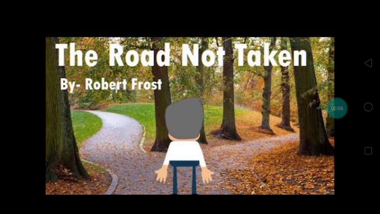 the road not taken assignment pdf