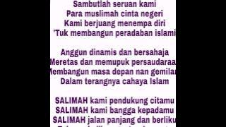 Mars Salimah Persaudaraan Muslimah Beserta Texs Mars l Salimah Jateng