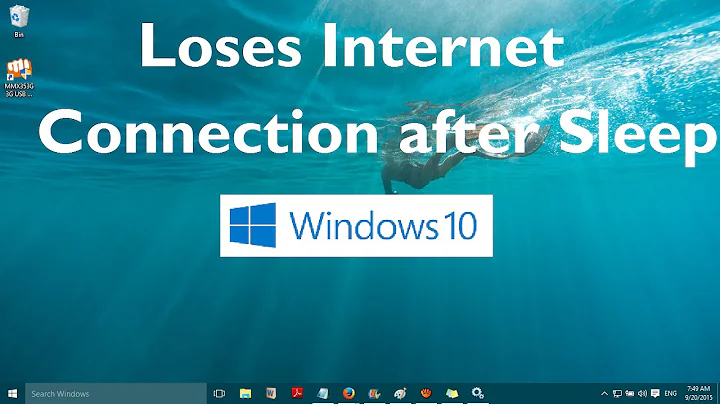 Computer Loses Internet Connection After Sleep in Windows 10 (Solved)
