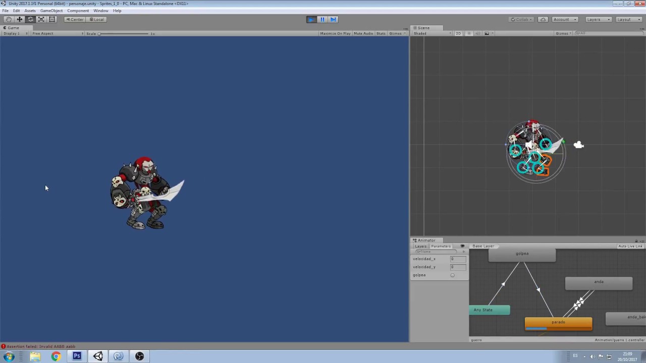 Animación 2D con Unity - YouTube
