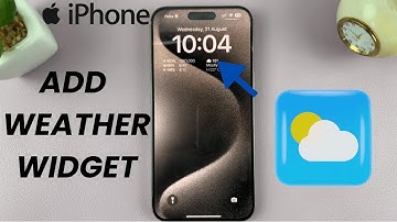 How To Add a Weather Widget On iPhone Lock Screen