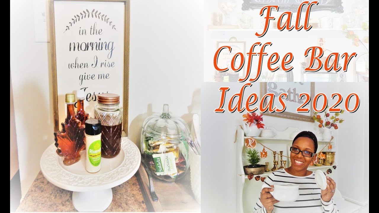FALL COFFEE BAR IDEAS |FALL COFFEE BAR TOUR 2020 |Modern  Farmhouse Coffee Bar Ideas 2020