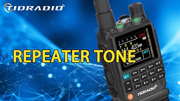 TIDRADIO TD-H3 Lesson 15 | Repeater tone
