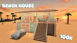 I Built a Cozy Beach House in Bloxburg 🌊 | Speedbuild I Built a Cozy Beach House in Bloxburg 🌊 | Speedbuild