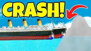 Titanic SLAMMED Into a Wall of ICE! WITH PASSENGERS | Floating Sandbox