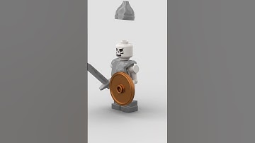 Heroes Might and Magic 3 - Skeleton Warrior - How to build minifigure