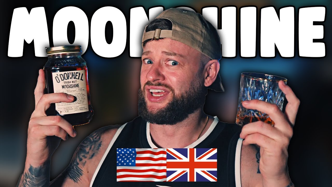 British Guy's FIRST TIME trying American Moonshine!