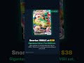 Every Snorlax card worth over $30 right now. #Shorts