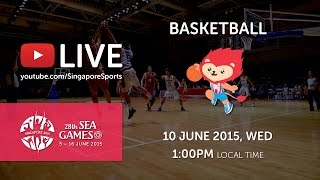 Basketball Mens Indonesia vs Philippines (Day 5) | 28th SEA Games Singapore 2015