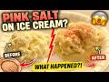 Does Pink Salt Make Ice Cream Melt Faster? | Time-Lapse Experiment
