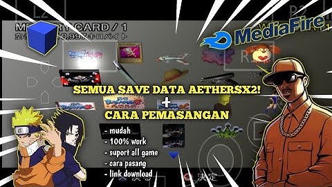 cara memasang savedata di emulator AETHERSX2 + file savedata!