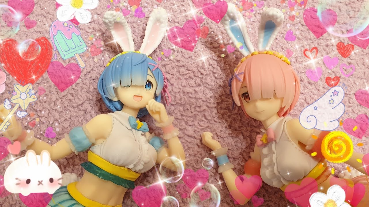 UNBOXING I Taito Precious Figure RE Zero Ram & Rem🐰HAPPY EASTER YouTube