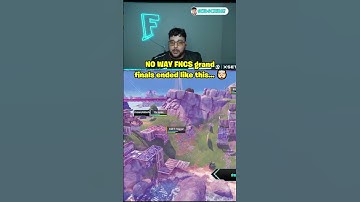 NO WAY FNCS grand finals ended like this... 🤯