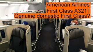 Trip report: American Airlines A321T First Class Transcontinental to Boston