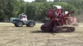 Htz T-150K Traktor És Szibirjak Szkd-5R Kombájn Mozgásban, Axiál Hódmezőrület, 2017., V170827-7-023