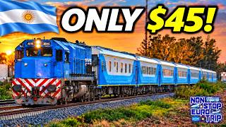 I Took a 22 Hour Sleeper Train in Argentina (PRIVATE ROOM!)