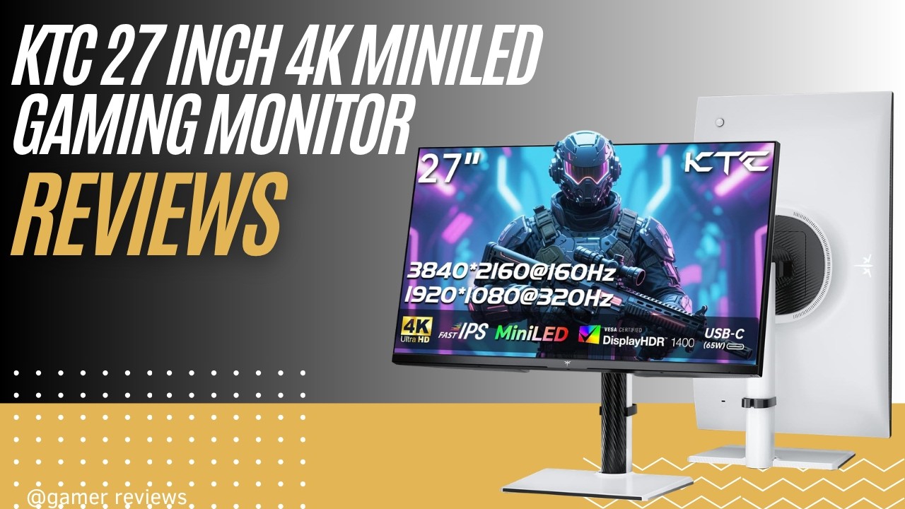 KTC M27P6 Review | 27 Inch 4K Mini LED Gaming Monitor - YouTube