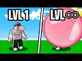 GOMMA LIVELLO 1 VS GOMMA LIVELLO 99999 *BUBBLE GUM SIMULATOR*